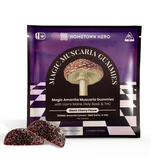 Elderberry - Magic Amanita Muscaria Gummies