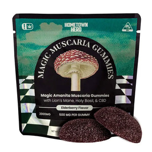 Elderberry - Magic Amanita Muscaria Gummies